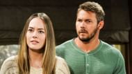 Hope and Liam in a still from The Bold and the Beautiful (via CBS Photo Archive)
